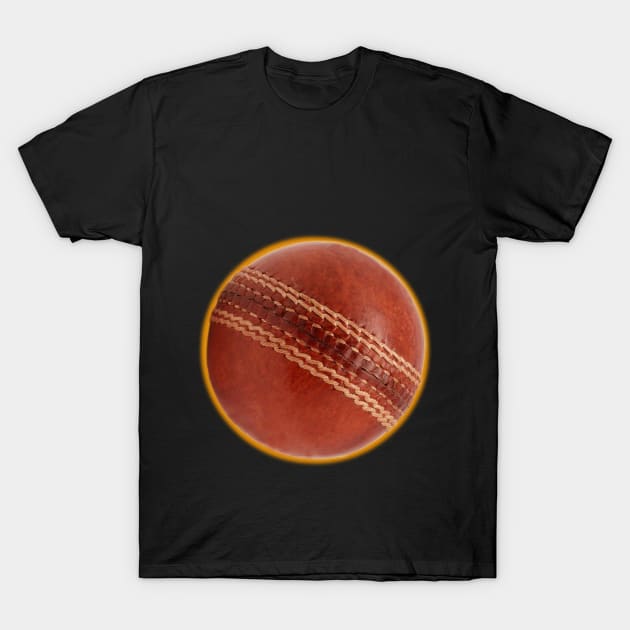 cricket ball T-Shirt by denniswilliamgaylor